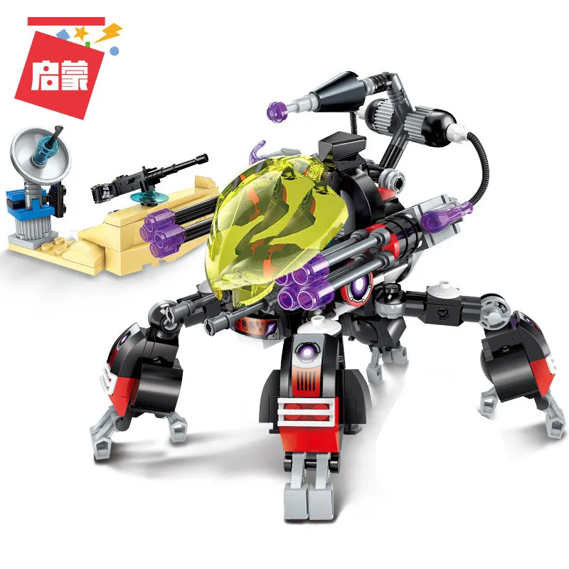 Развивающий строительный блок высокотехнологичная Эра стрельба робот атака 3