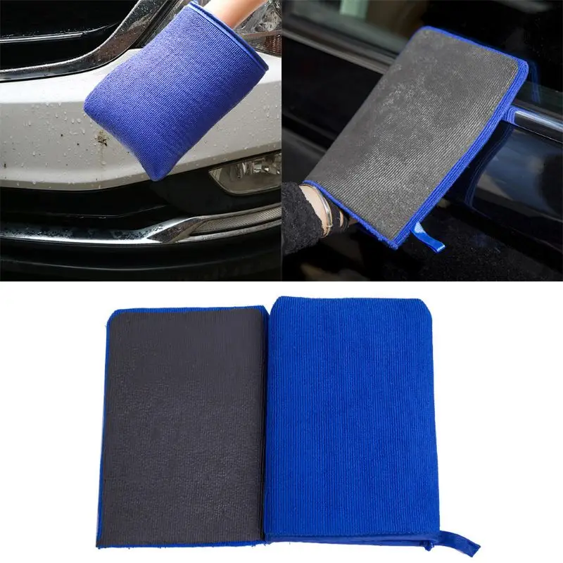 

Car Wash Magic Clay Bar Mitt Car Clay Cloth Auto Care Cleaning Towel Microfiber Sponge Pad Cleaning Towel T21E