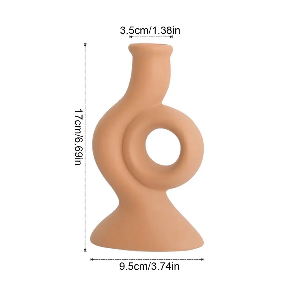 Керамическая ваза для цветов декоративное украшение дома центральный орнамент