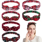 Рождественское украшение 2021, резинки для волос в сетку со снежинками, Милые Взрослые Девушки, аксессуары для волос на Рождество подарочные пакеты, 2022, Новогодний подарок