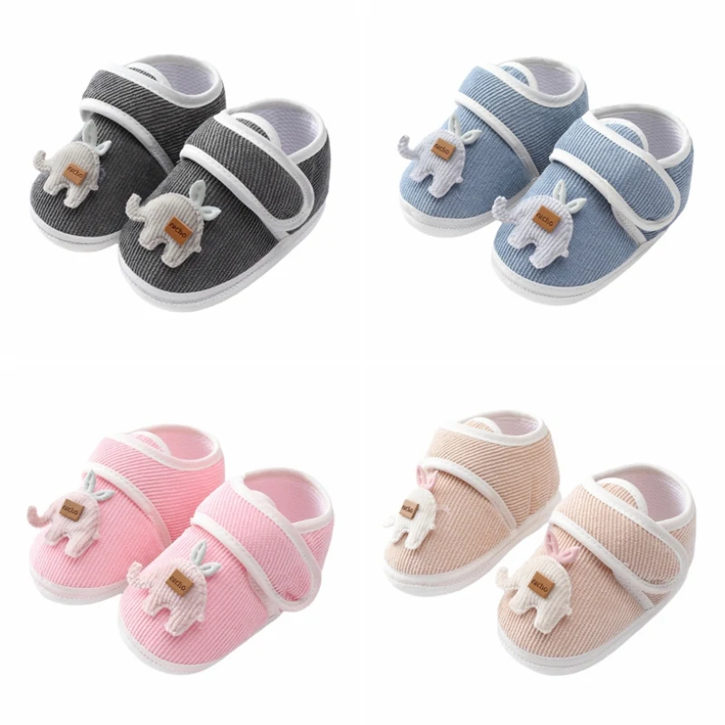 

Детские кроссовки, мягкая нескользящая подошва, удобная повседневная обувь для начинающих ходить мальчиков и девочек, С Рисунком Слона