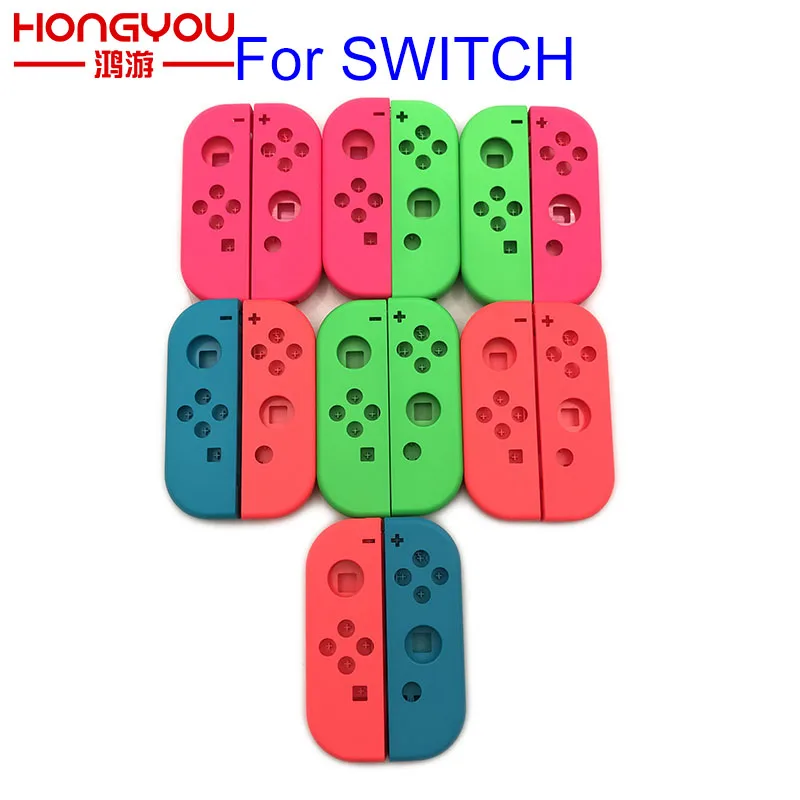 Фиолетовый оранжевый чехол для Nintendo Switch Joy Con Сменный Чехол NS JoyCon контроллера NX