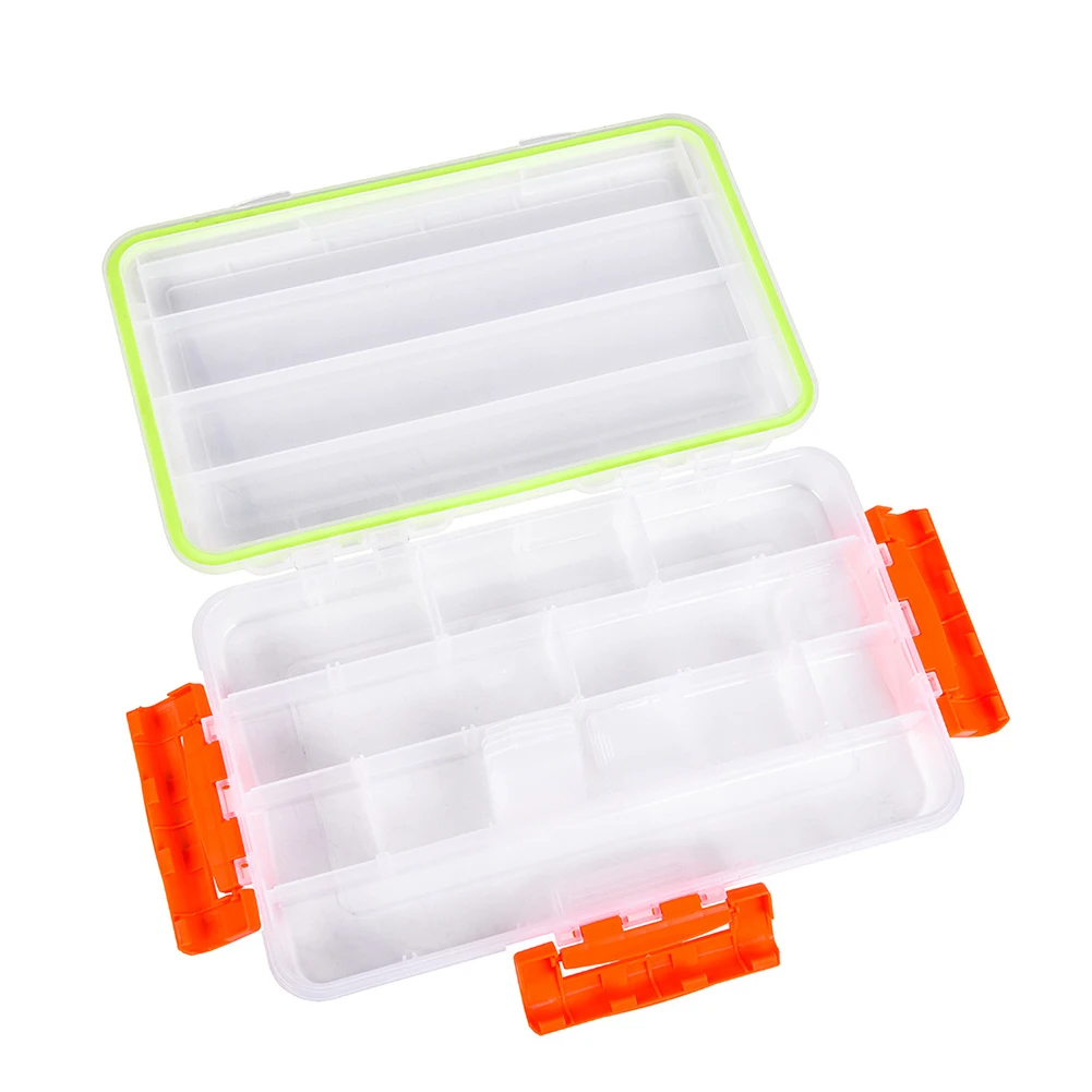 

Gadget Box Sided Fishing Tackle Box Mini Storage Box Compartments Bait Lure Hook Storage Box Fishing Accessories Plastic Storage