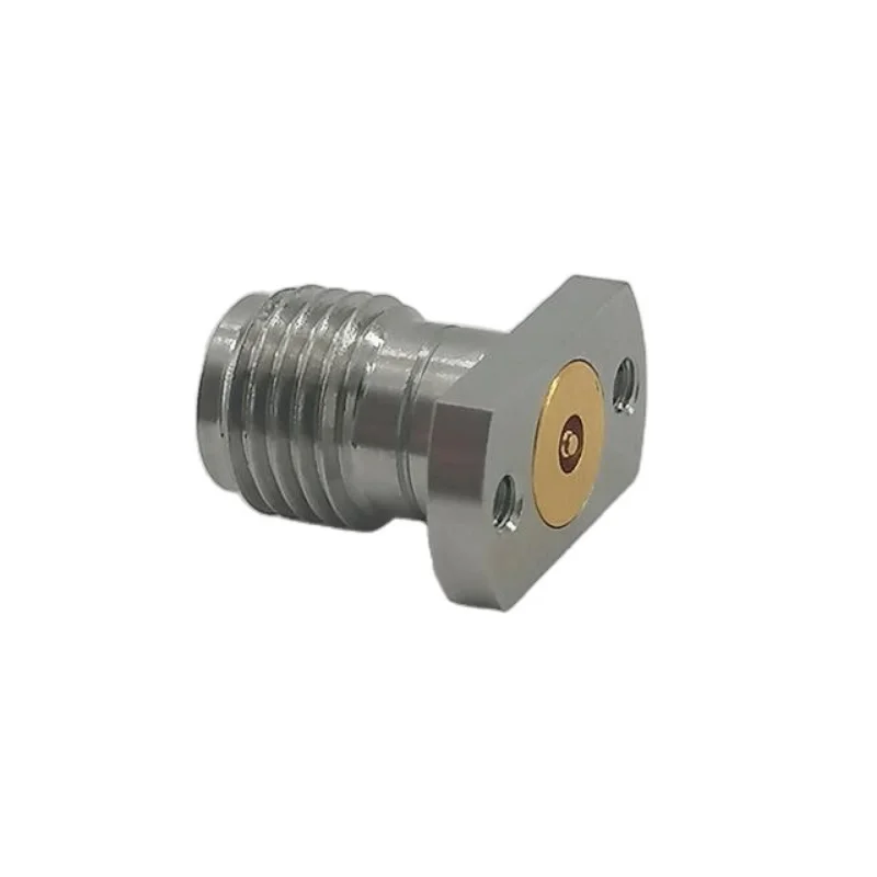 

40GHz Connector 2.92mm Jack 2-Hole Flange Compression Mount