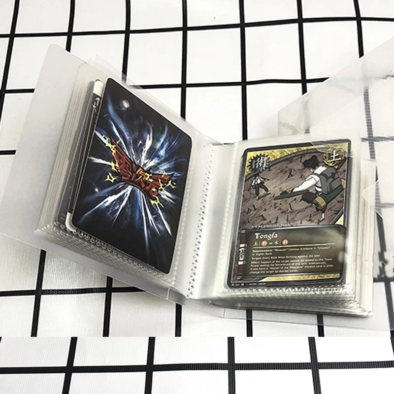 

40pages transparent holder 1pocket cards protector board game card pages portable album sleeves for mgt trading card collection