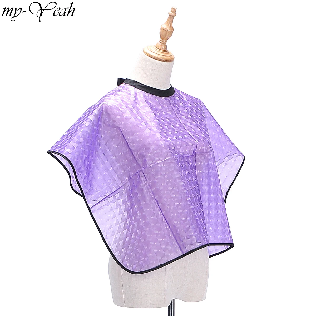 Approx.80 * 76 см короткая Водонепроницаемая Парикмахерская накидка для