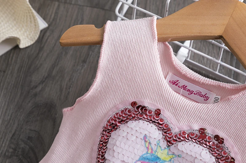 Unicorn Dress for Girls Summer Kids Dresses Children Clothing Little Princess Tutu Birthday Outfits Baby Casual Wear 2-7T | Детская