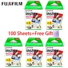 Fujifilm Instax Mini Film White 20-100 листов для FUJI Instant Photo Camera Mini 11 9 8 7s 70 90 + Бесплатная книга для фотоальбома