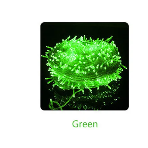 green Светильник-гирлянда, водонепроницаемый Светодиодный светильник со звездами, для сцены, свадьбы, Рождества, Хэллоуина, вечеринки, фестиваля, вечерние, для декора бара, для улицы - Цвет: green