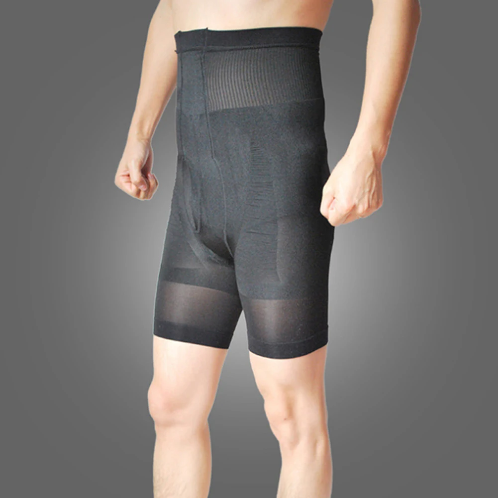 Для Мужчин Body Shaper Управление тонкий корректирующий пояс корсет Высокая Талия