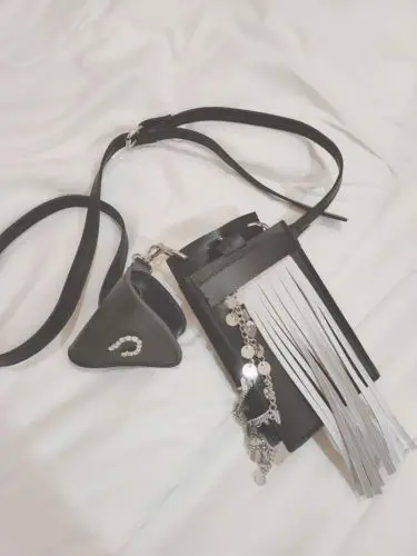 

Punk Tassel Women Shoulder Bags Designer Small Phone Cover Crossbody Bags for Women 2021 Fashion Sequins Phone Bag Women's Bag