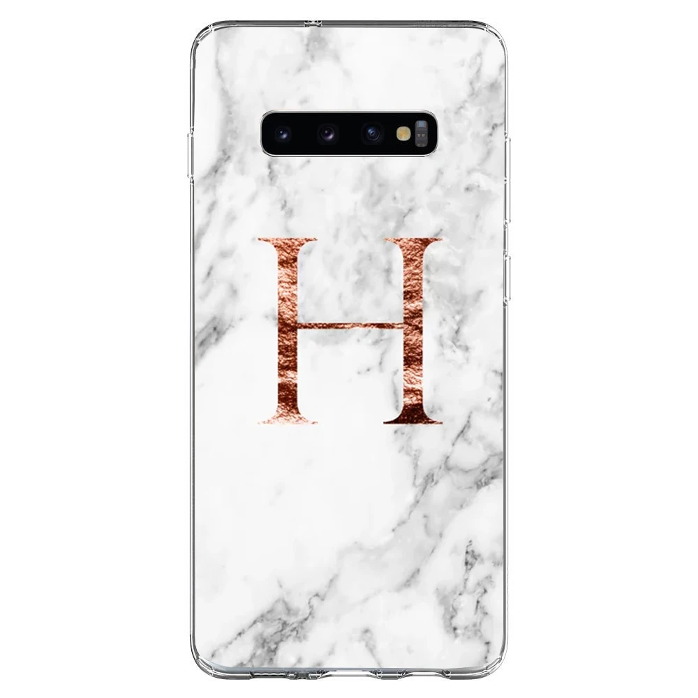 Силиконовый ТПУ чехол для samsung Galaxy Note9 S6 S7 S8 S9 S10 Plus M10 M20 S7Edge пользовательское имя