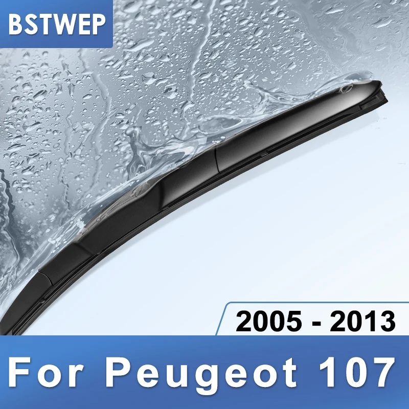 

BSTWEP Hybrid Wiper Blade for Peugeot 107 26" Fit Hook Arm 2005 2006 2007 2008 2009 2010 2011 2012 2013
