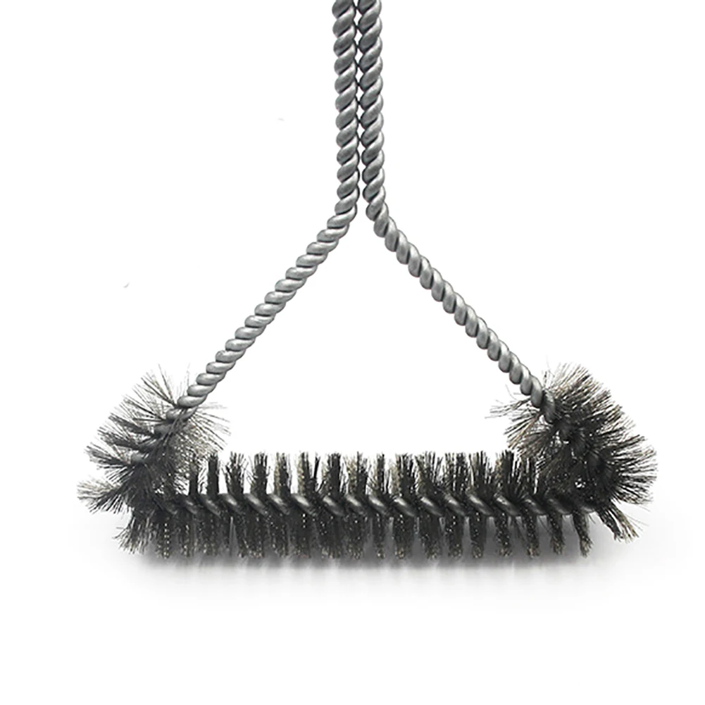 Stainless Steel Barbecue Grill Cleaning Brush Wire Cleaner Scrubbing BBQ Tool |