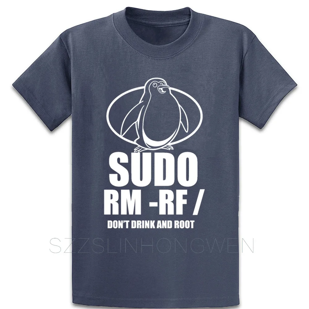 Sudo Rm Rf Tux Linux забавная футболка с кодовым принтом «напиток и корень», трикотажная летняя стандартная футболка с круглым воротником и коротким рукавом