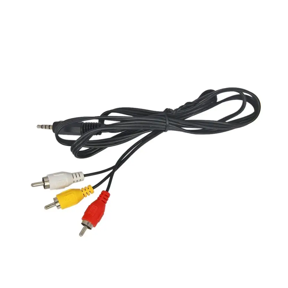 Новый 1 5 м аудио кабель 3 мм штекер 3RCA папа AV AUX стерео шнур в стандартный конвертер