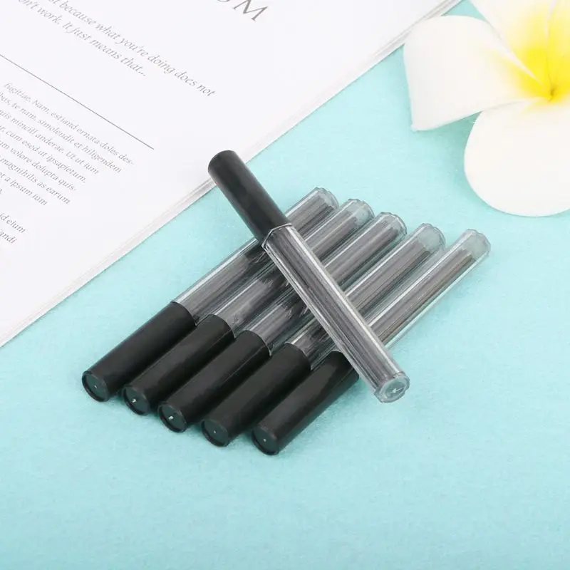 

6 Tubes 8Pcs/Box Sale Promotion Plastic Automatic Pencil Box 2.0mm Graphite Lead 2B Mechanical Pencil Refill