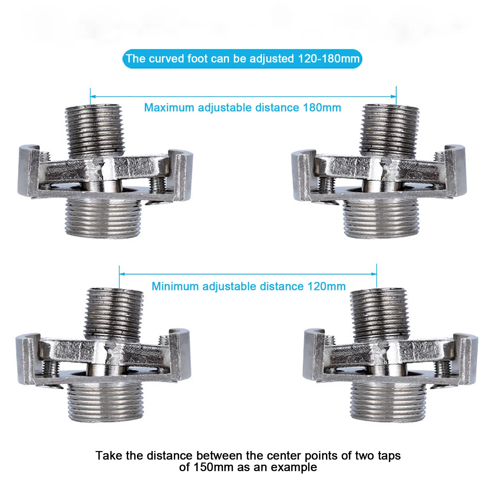 Смеситель для душа с удлиненной налокотной ножкой редуктор эксцентриковый винт