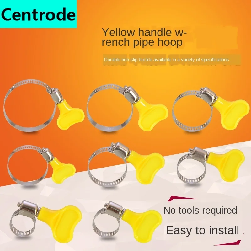 Зажим из нержавеющей стали крепкий Американский хомут для шланга автомойка