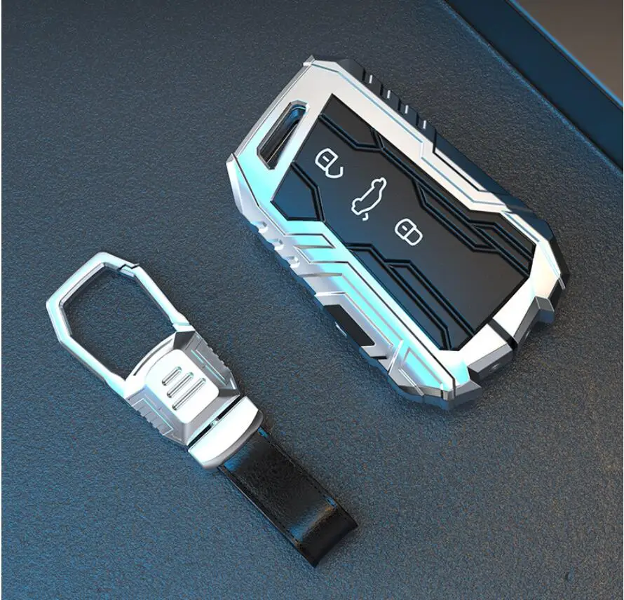

Car Zinc Alloy Key Case Holder for VW Passat B8 CC Polo Tiguan Golf 7 MK4 for Skoda A7 A5 Octavia Superb Yeti Seat Ateca Leon