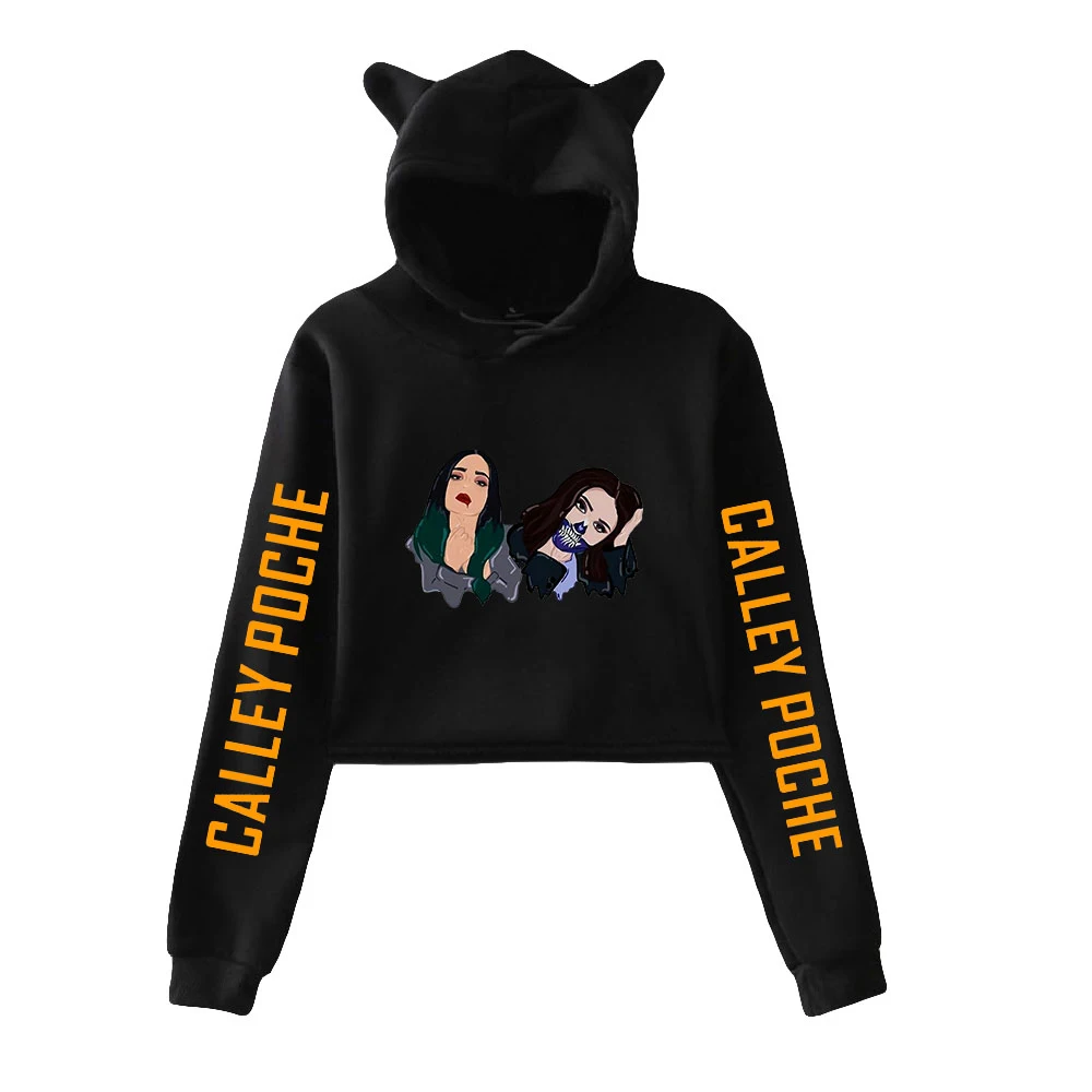 

Новинка 2021 г., Модный женский топ с кошачьими ушками, толстовка с капюшоном, сексуальная одежда