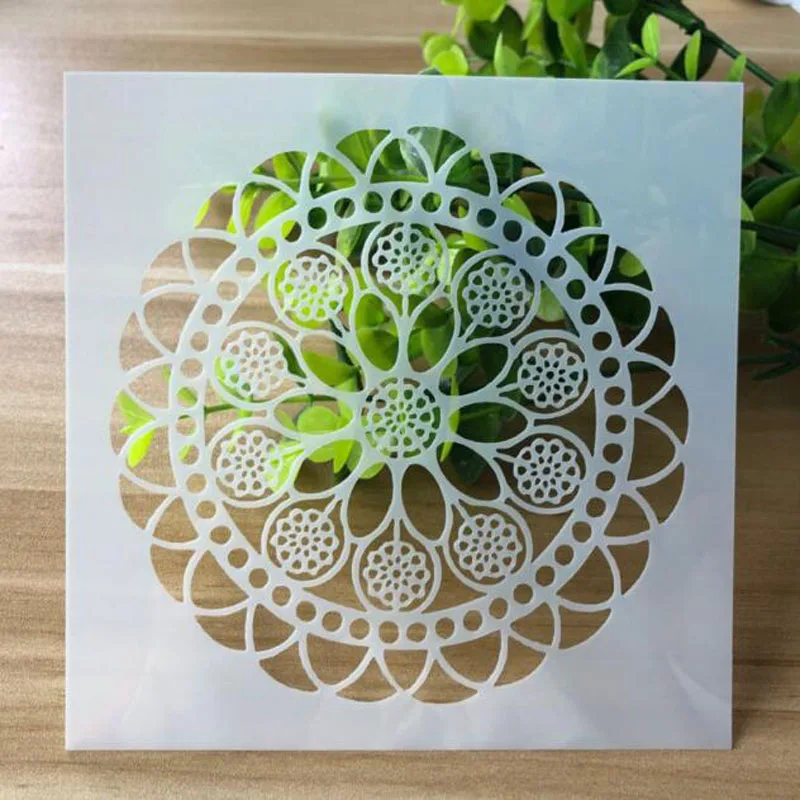 

13cm Circle Wheel Round Geometry DIY Layering Stencils Wall Painting Scrapbook Coloring Embossing Album Decorative Template