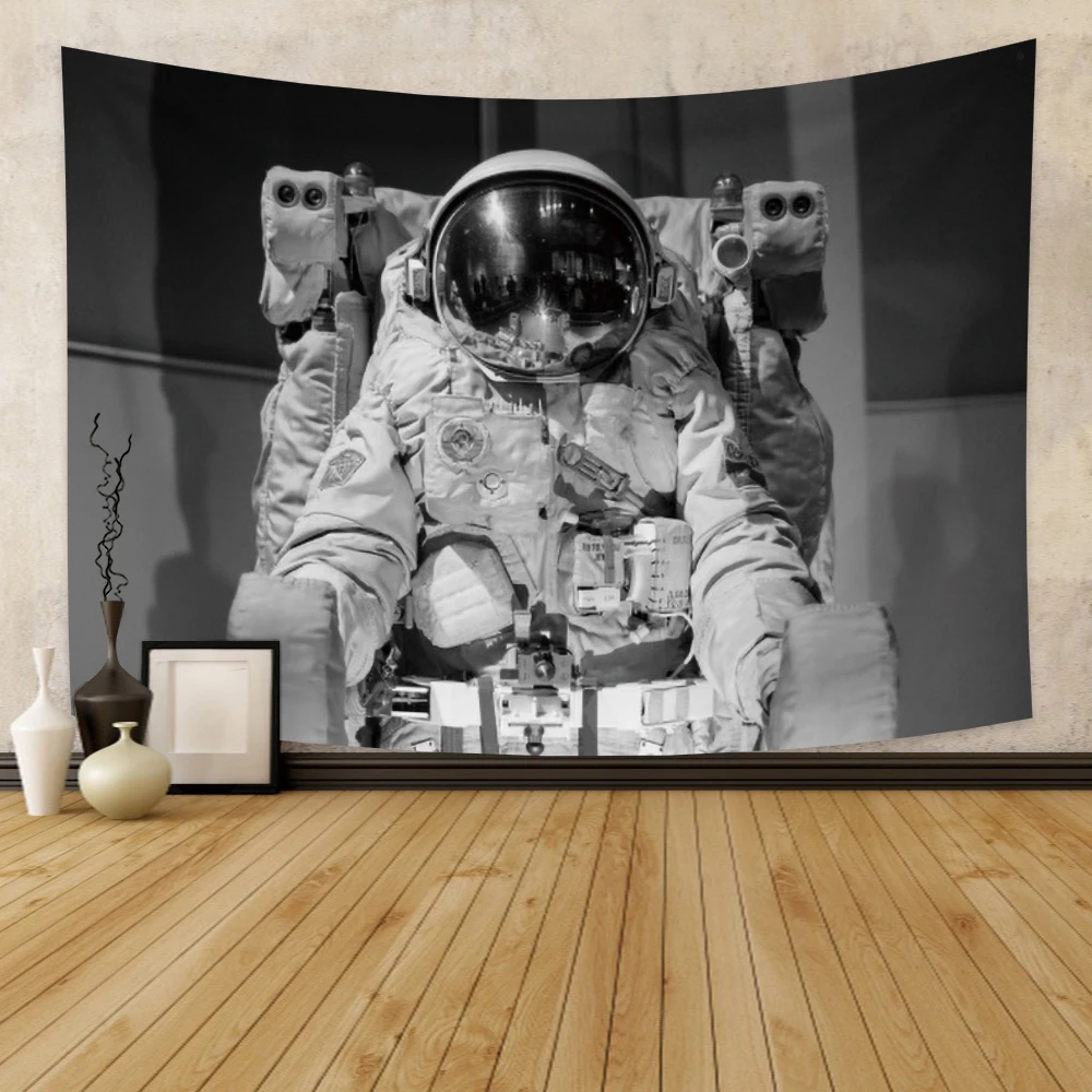 

Laeacco Fashion Tapestry Astronaut Universe Moon Explore Wall Hangings Decor For Bedroom Restaurant Living Room Dorm College