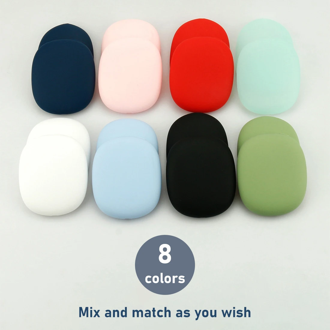 

1 Pair Headphone Earpads Silicone Earphone Part Easily Carrying Lightweight for AirPods Max Protective Ear Covers Shell