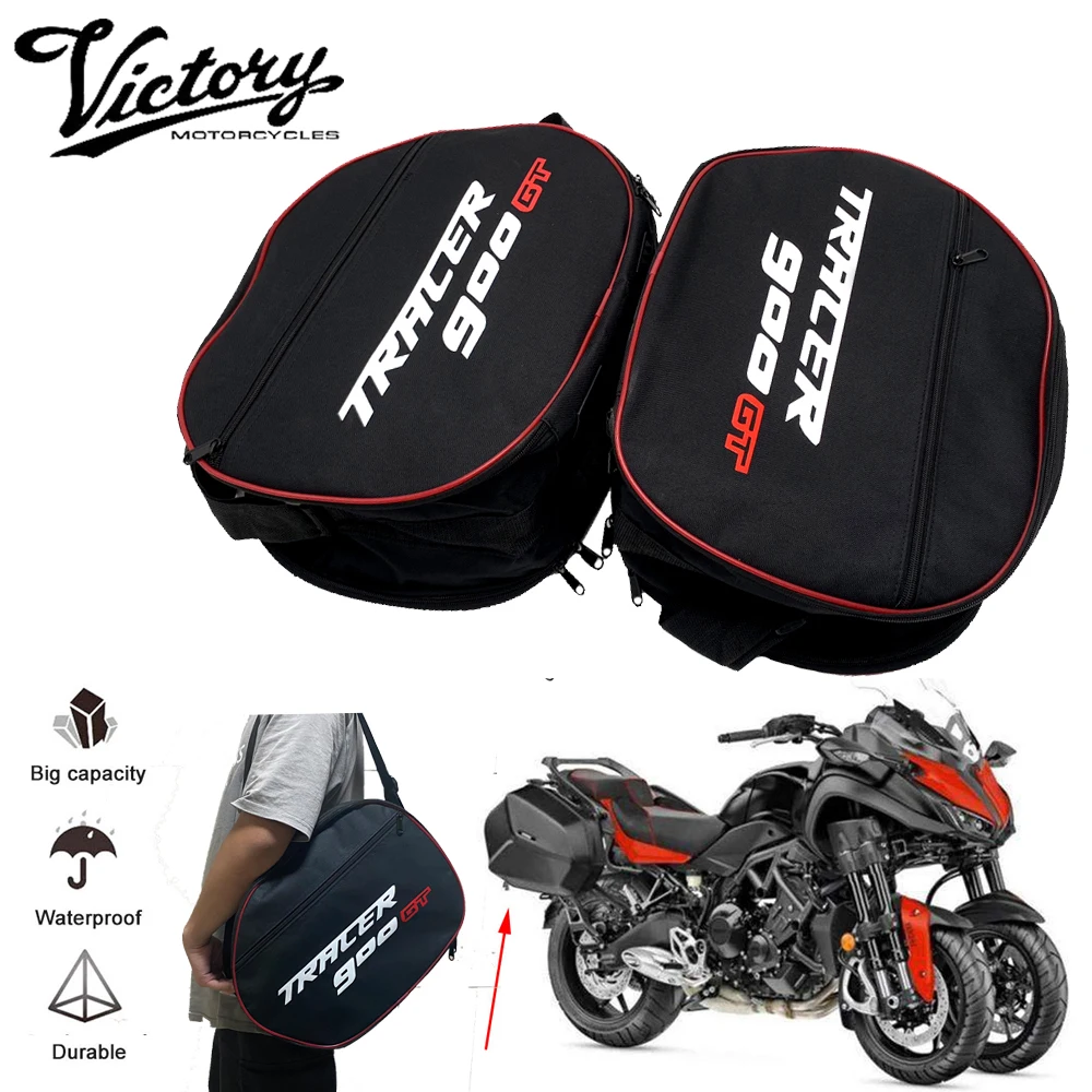 

Motorcycle Saddle Bag Trunk Lining Storage For Yamaha NIKEN GT TRACER 900GT CITY FJR 1300/TDM 900 Motorcycle bag