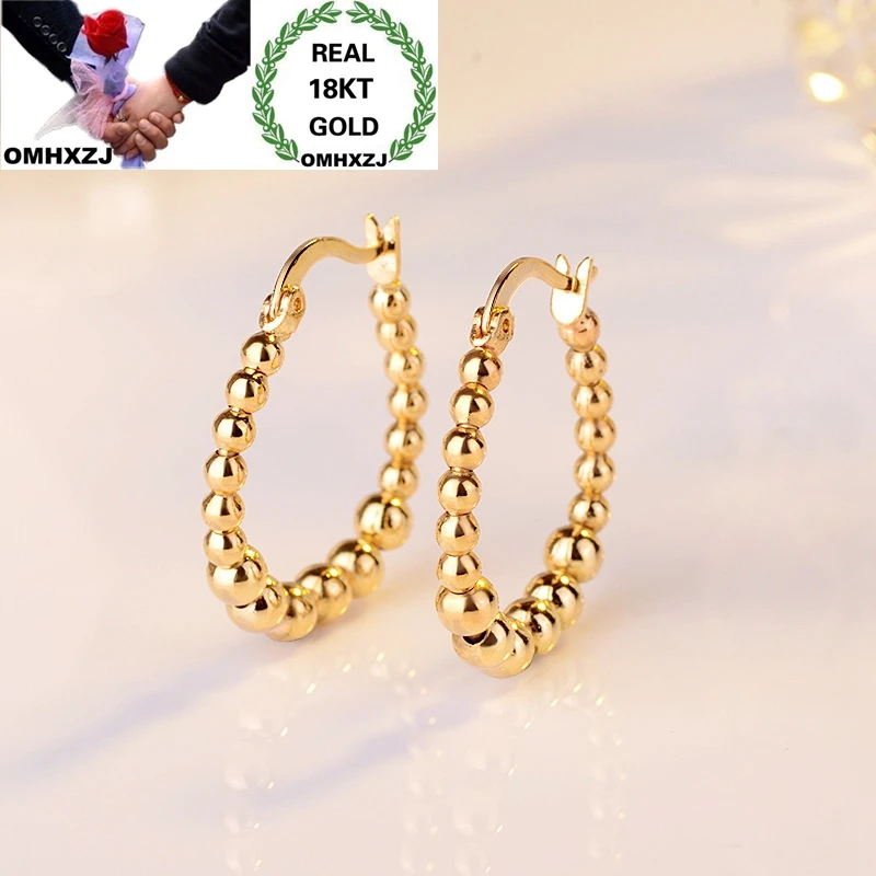 

OMHXZJ Wholesale European Fashion Hot Woman Girl Party Birthday Wedding Gift Full Beads 18KT White Rose Gold Drop Earrings EA482