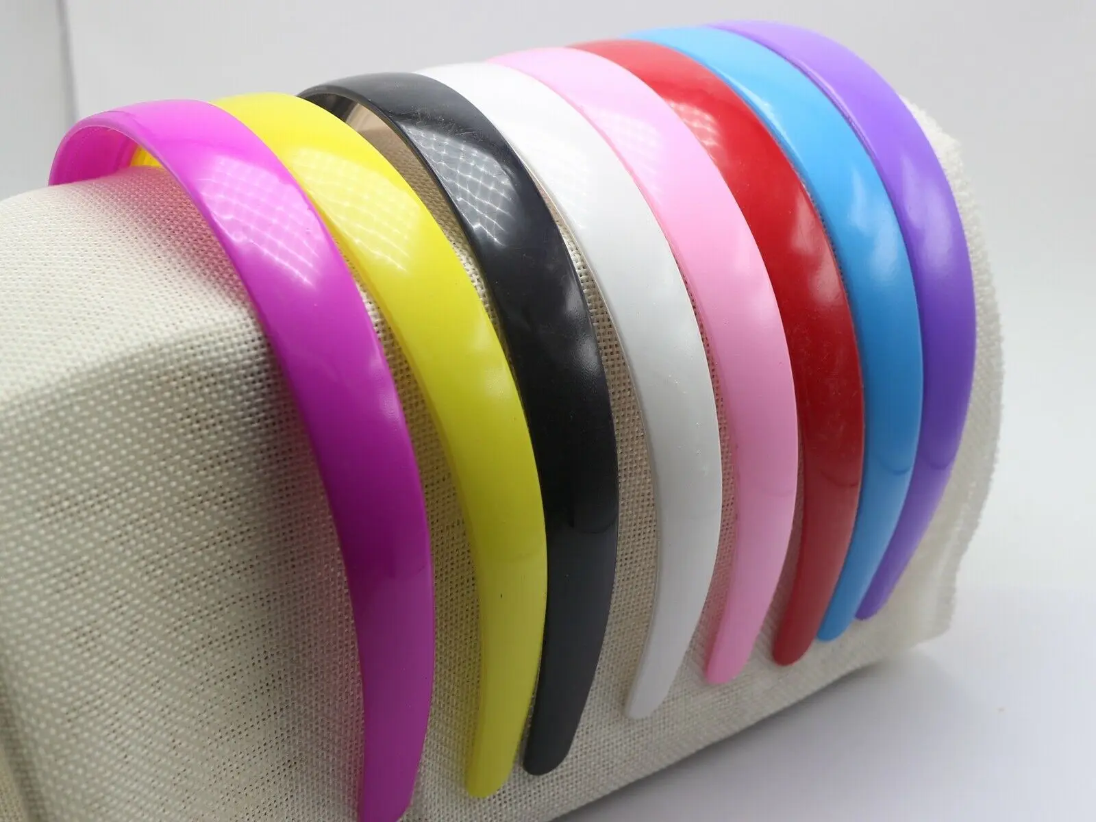 6 Pcs Plastic Wide Alice Hair Band Headbands 20mm(3/4") Hair Accessories