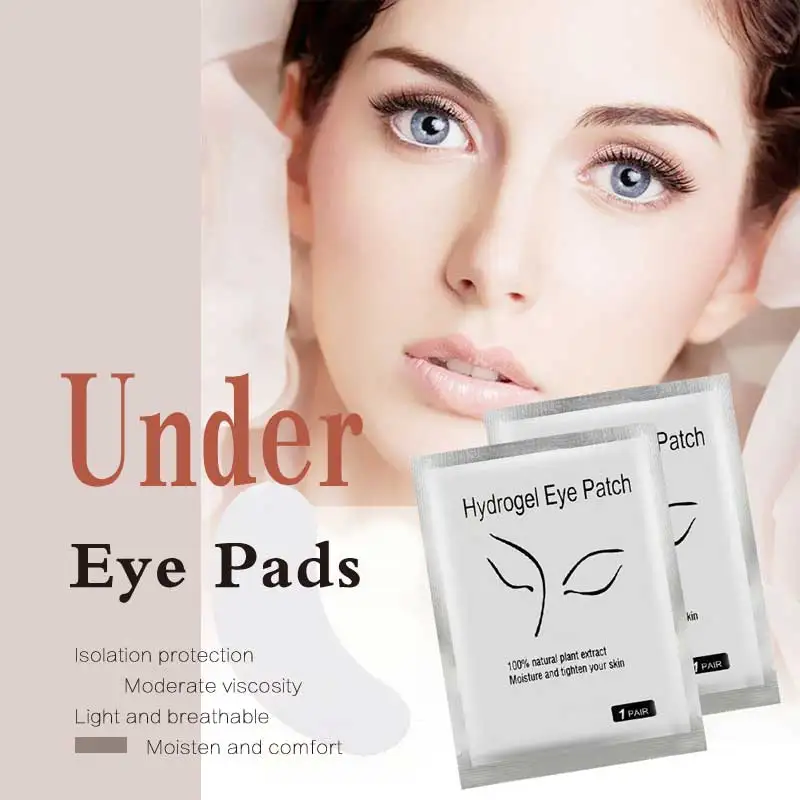 

100 Pairs Patches for Building Hydrogel EyePads Eyelash Extension Lint Free Under Eye Gel Patches Mask Make-Up Supplies