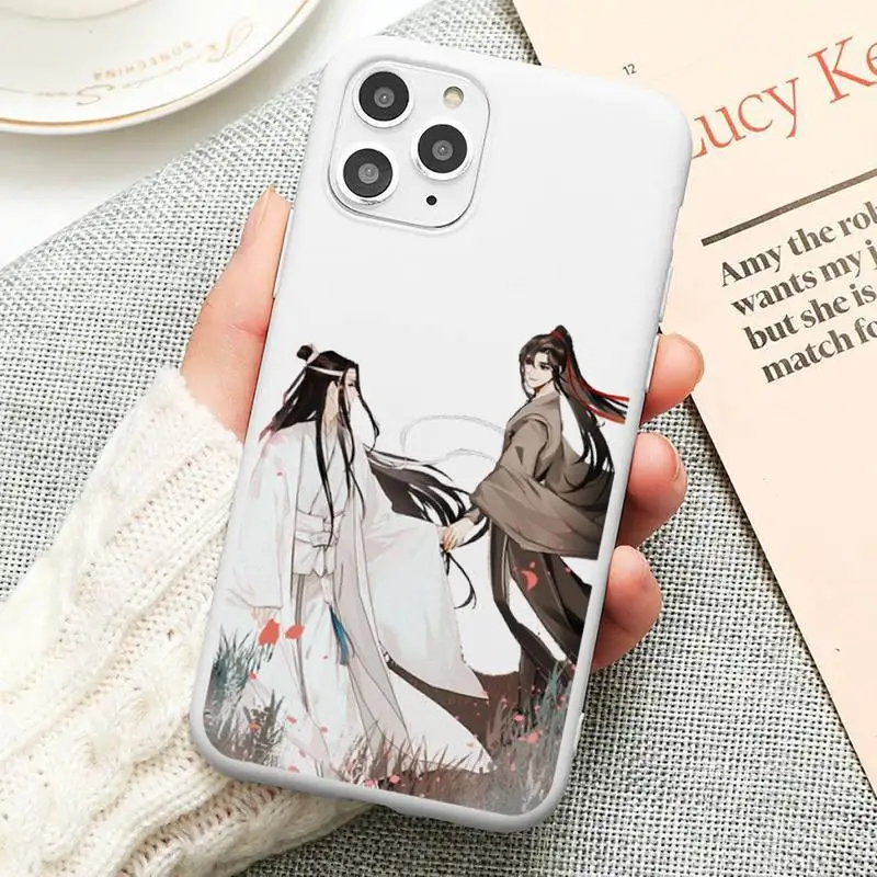 

Mo Dao Zu Shi Amine Phone Case Candy Color for iPhone 6 6S 7 8 11 12 XS X SE 2020 XR mini pro Plus MAX funda