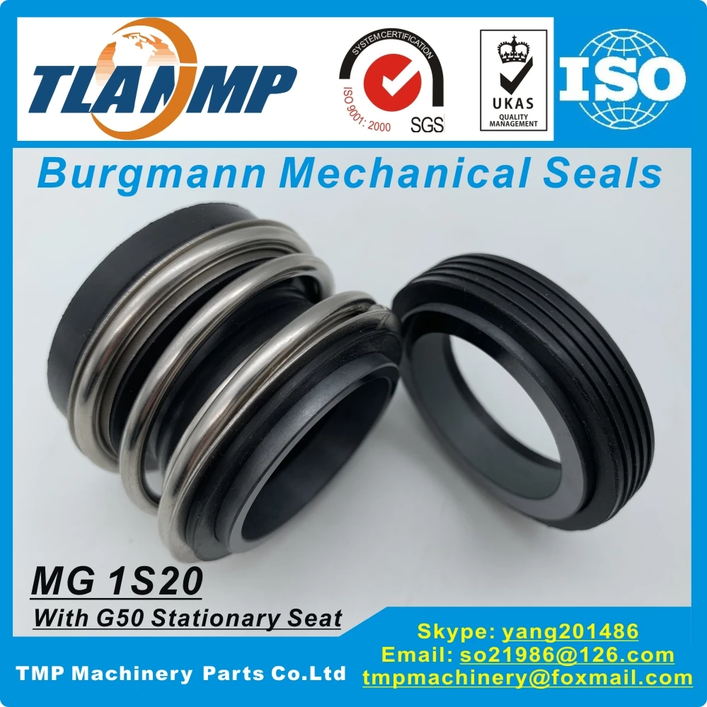MG1S20/38-G50 (MG1S20-38/G50) TLANMP механические уплотнения Burgmann с сиденьем G50 для размера вала 38