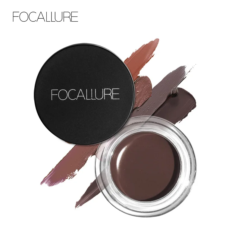 

FOCALLURE Professional Eyebrow Gel 5 Colors Eyebrow Enhancer Brow Enhancers Tint Makeup Eyebrow Brown With Brow Brush Tools
