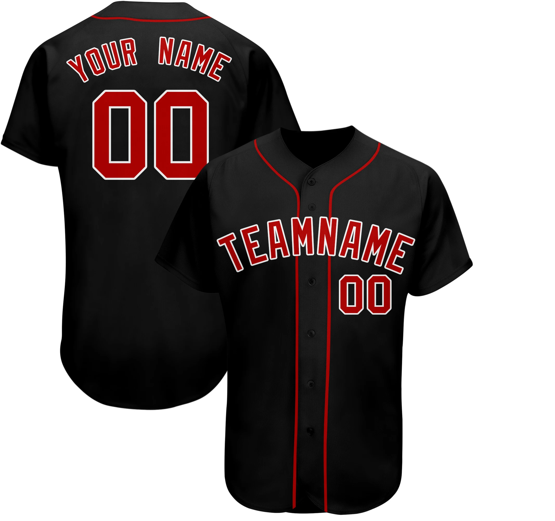 Custom Baseball Jersey Printed Team Name Numbers Design Your own Button-down Team Tee Shirts for Men/Kids Awesome Birthday Gift