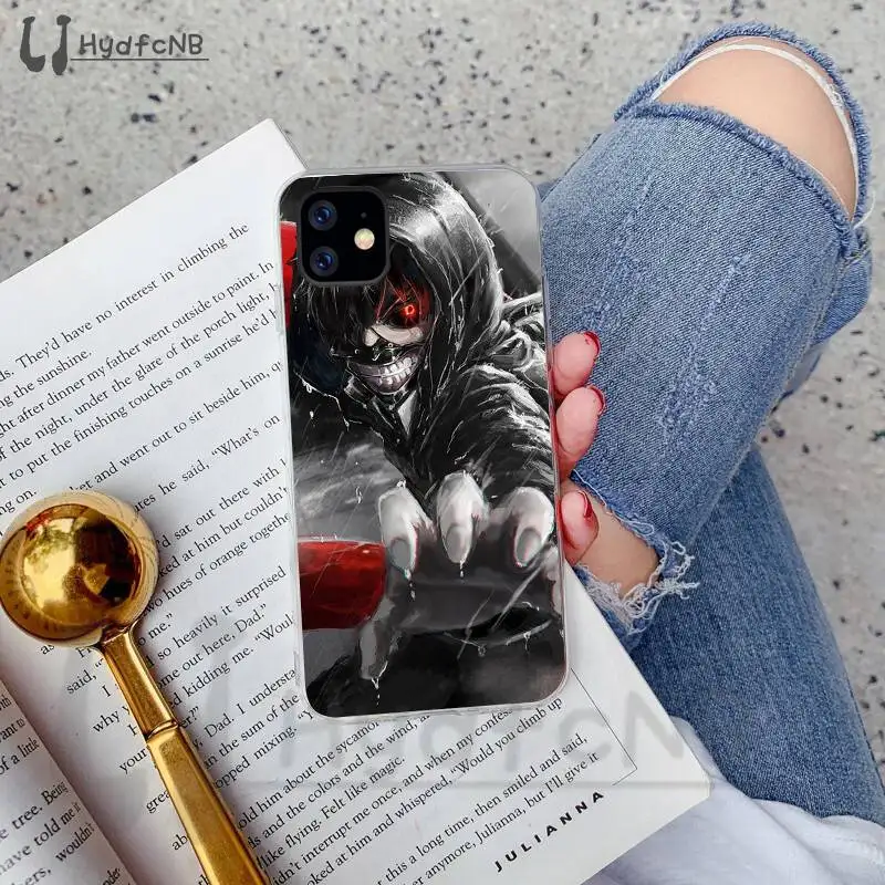LJHYDFCNB Ghoul Anime Custom Photo High Quality Silicone Phone Case for iPhone 11 pro XS MAX 8 7 6 6S Plus X 5 5S SE XR cover | Мобильные