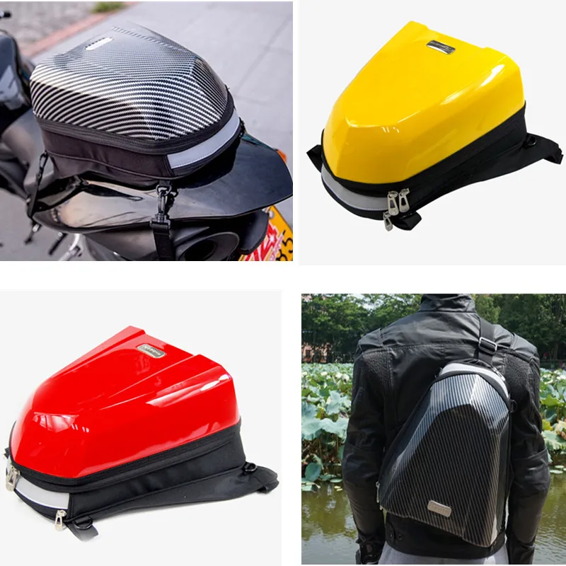 

Motorcycle rear seat bag waterproof motorbike back bag multi-function moto bag outdoor riding tank bag saddle bag motorcycle