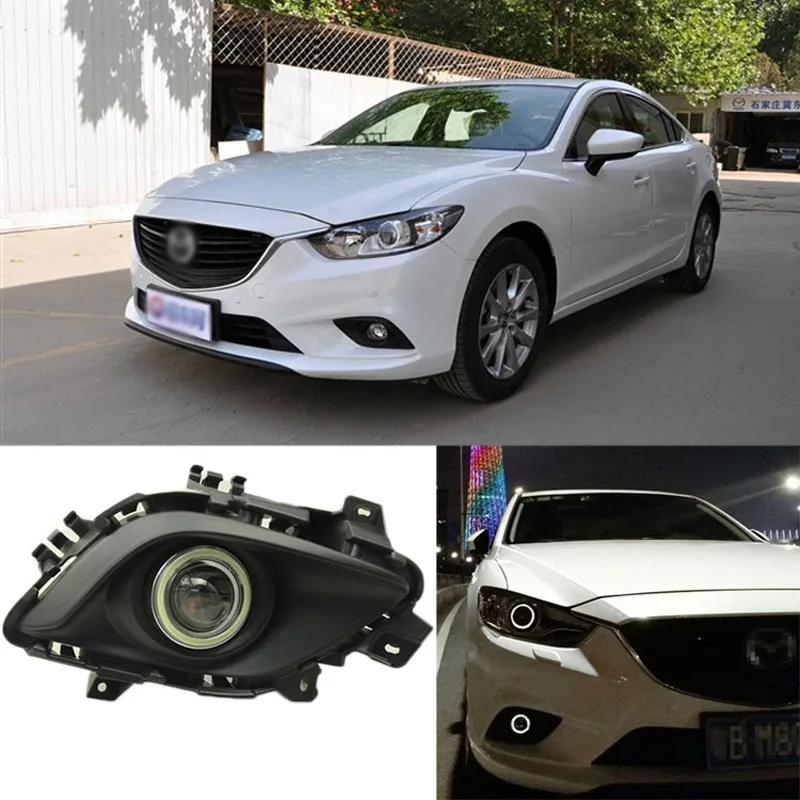 Превосходная светодиодный лампы Противотуманные фары COB источник Ангел глаз