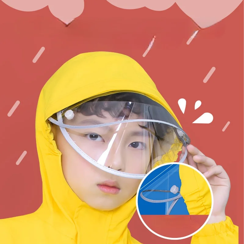 Высококачественный модный милый детский дождевик непромокаемый дождевик-пончо