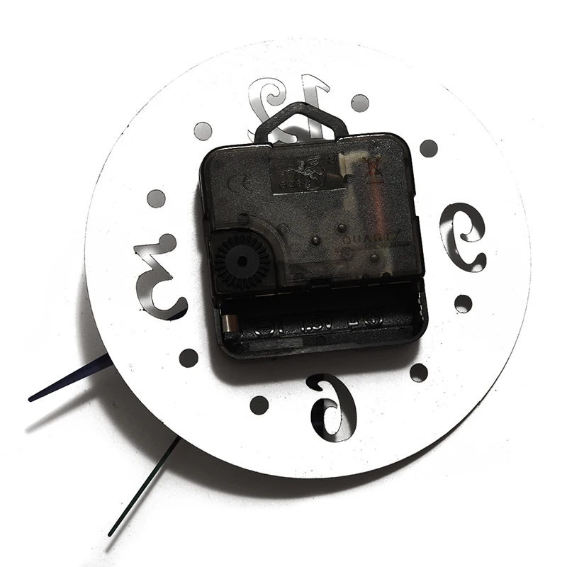 Зеркальный настенный стикер с часами/зеркальные часы s/декорированные стены