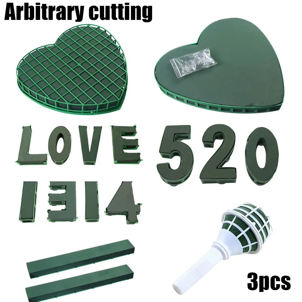 3 шт. декоративная подставка для цветов из пены | Дом и сад