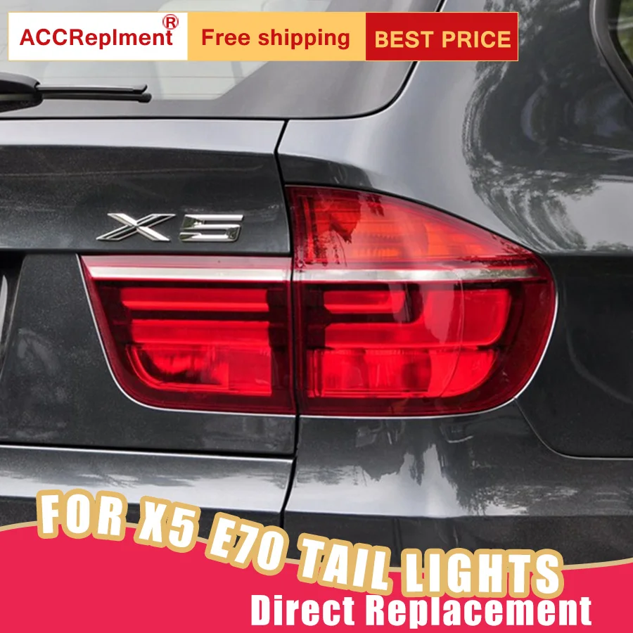 Новый светодиодный задний светильник s в сборе для BMW X5 E70 2007 2011 тормозной фонарь DRL