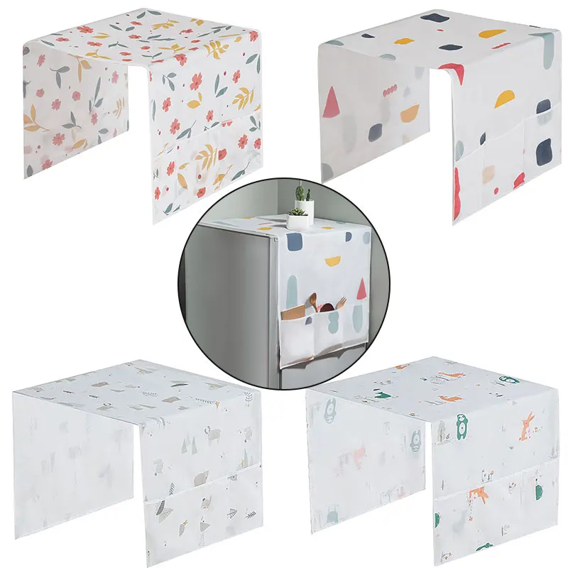 Водонепроницаемый пылезащитный чехол для стиральной машины с мультяшным