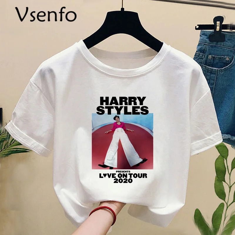 One direction Футболка Harajuku летние изящные тонкие туфли с рисунком сердечек на тур