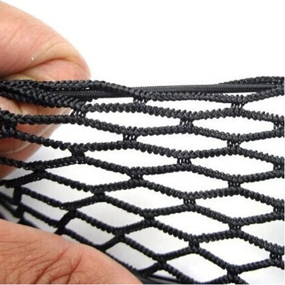 universal car seat side back storage net bag phone holder pocket organizer multifunction stick on mesh pocket phone accessories free global shipping