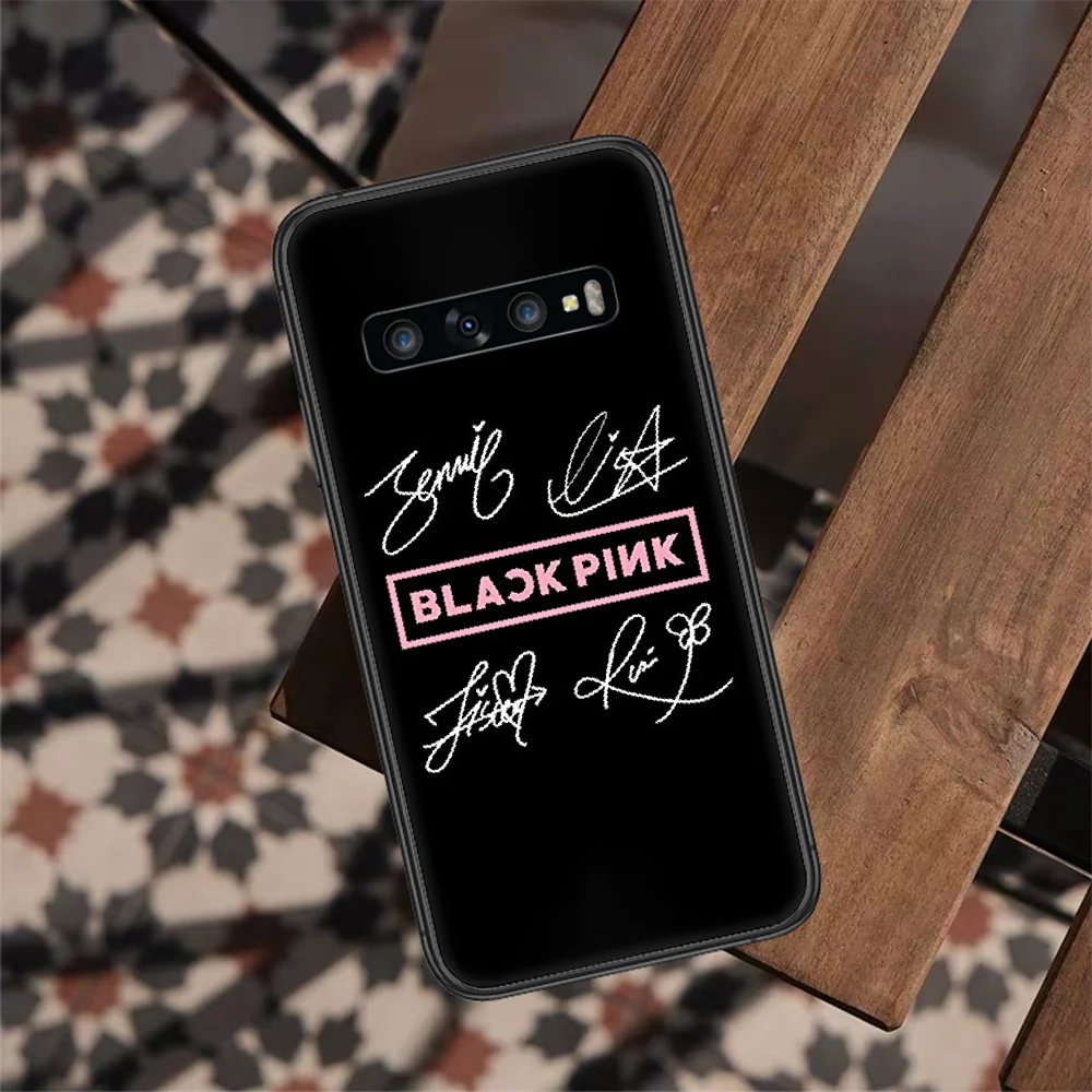 

BlackPinks Kpop Phone Case For Samsung Galaxy S 7 21 Note 8 9 10 20 E FE Plus Ultra black Cover Trend Funda Fashion Etui