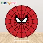Чехол Funnytree с изображением героя круга паутины детского дня рождения вечевечерние НКИ фона фотосессии обои украшения