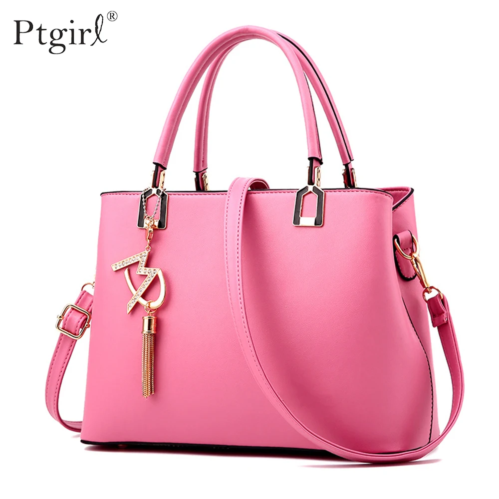 Классический Однотонная одежда дамские туфли из PU искусственной кожи Сумка-тоут