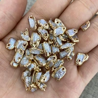 20pcslot natural pearl small pendants loose pendants for making diy jewelry necklace accessories 7x11 8x12mm wholesale